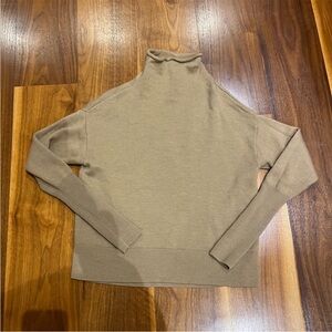 Aritzia Women's Turtleneck Sweater in Tan